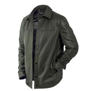 Кожаная мужская рубашка арт В-1460-01